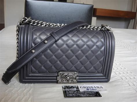 grey chanel boy bag silver hardware|chanel bag for sale.